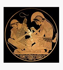 Achilles Bandages the Arm of Patroclus Photographic Print