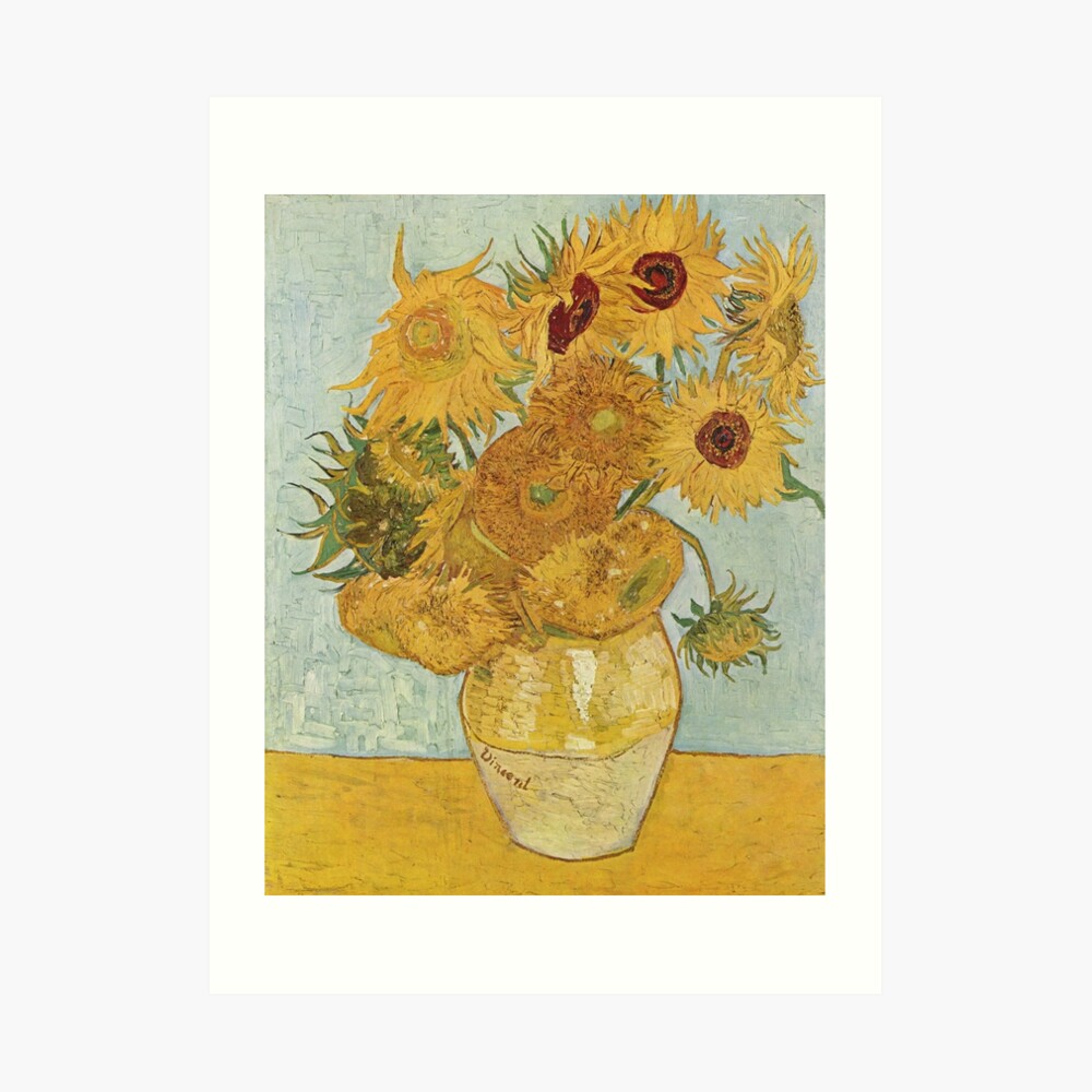 Vincent van Gogh's Sunflowers Art Print