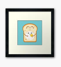 Hug the Egg Framed Print