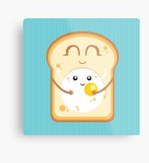Hug the Egg Metal Print