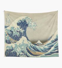 Vintage poster - The Great Wave Off Kanagawa Wall Tapestry