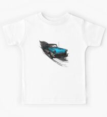 Car Retro Vintage Design Kids Tee