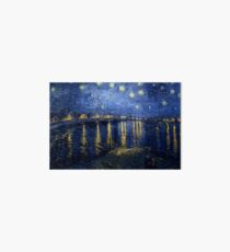 Vincent van Gogh - Sternennacht über der Rhone Galeriedruck