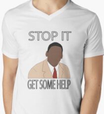 Stop It. Get Some Help. Men's V-Neck T-Shirt