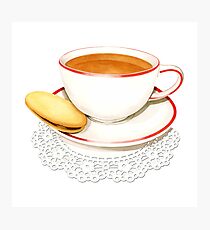 Cup of Tea and a biscuit! Photographic Print