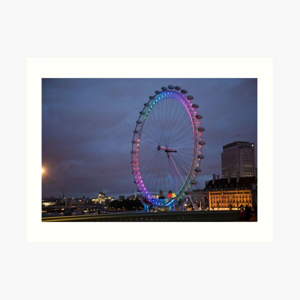 London Eye Art Print