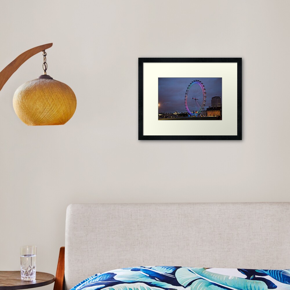 London Eye Framed Art Print