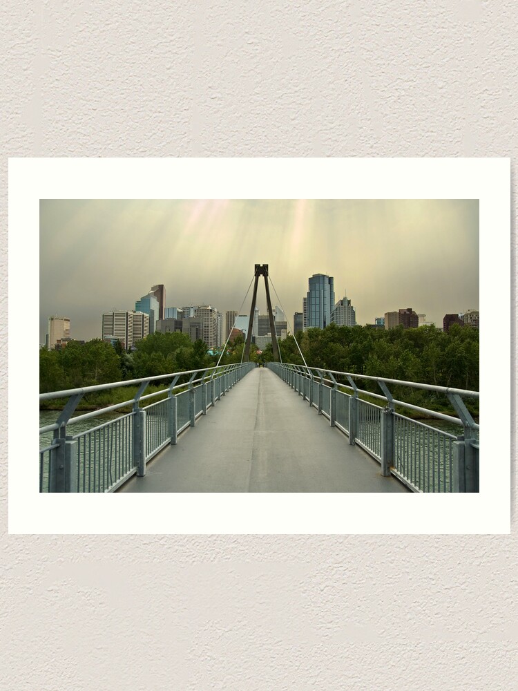 Alternate view of Calgary Skyline Art Print