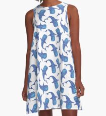 Vestido acampanado Marokintana - Tiburón ballena I