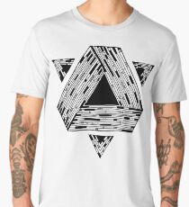 Psychedelic geometry Men's Premium T-Shirt