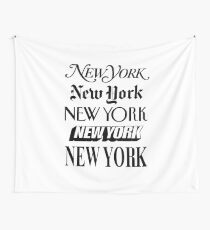New York New York Wall Tapestry