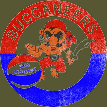 New Orleans Buccaneers Vintage Basketball Logo ABA New Orleans Men's Premium T-Shirt | Redbubble