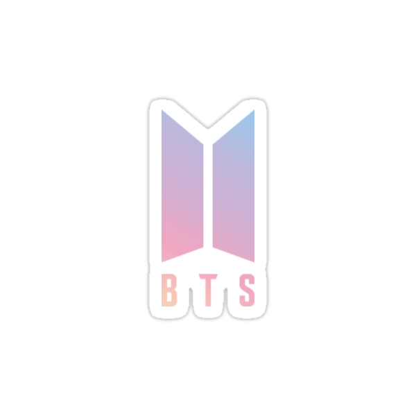  Bts  NEW LOGO  Stickers  by basiclexii Redbubble