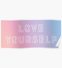 Póster BTS TE ENCANTA PASTEL