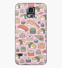 Sushi on Pink Case/Skin for Samsung Galaxy