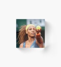 Serena Williams Acrylic Block