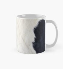 Cowhide Black and white Mug