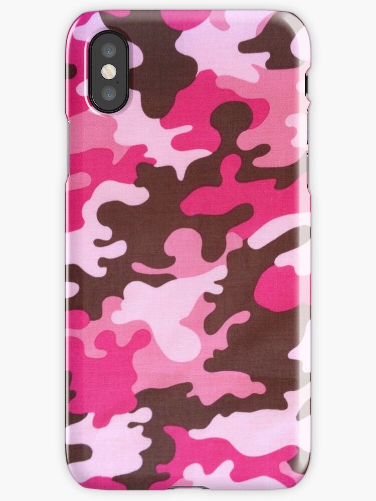 "Pink Camo" iPhone Cases & Covers by Gypsykiss Redbubble