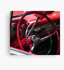 Lienzo Sinfonía en el coche rojo de la vendimia