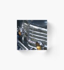 Vintage Car Chrome Glamour Acrylic Block