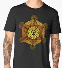 Sacred Geometry TerraCube Men's Premium T-Shirt