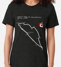 Circuit Gilles Villeneuve Tri-blend T-Shirt