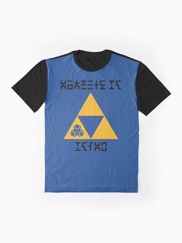 Alternate view of Triforce of Wisdom Graphic T-Shirt