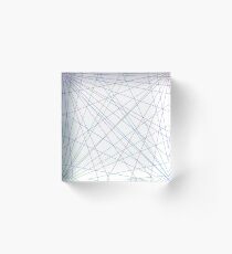 simple lines Acrylic Block