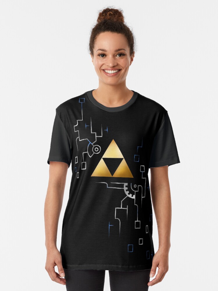 Alternate view of Twilight Triforce Graphic T-Shirt