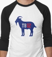 TB 12 The Goat Men's Baseball ¾ T-Shirt