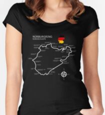The Nurburgring - Nordschleife Women's Fitted Scoop T-Shirt