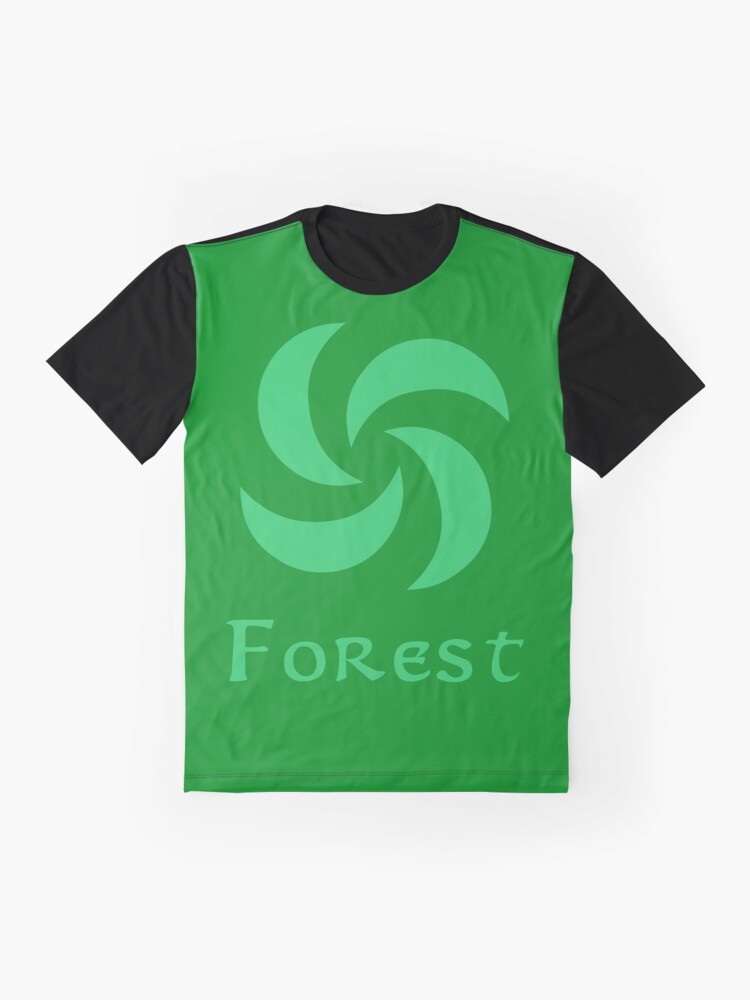 Alternate view of Sage Medallion - Forest Graphic T-Shirt