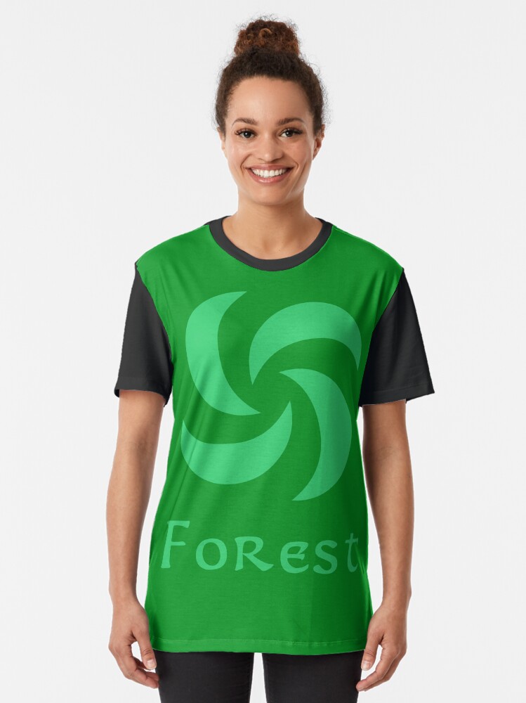 Alternate view of Sage Medallion - Forest Graphic T-Shirt