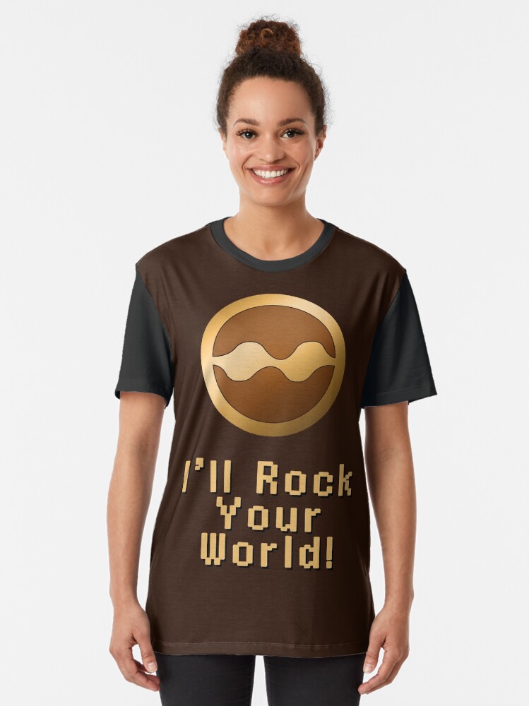 Alternate view of Quake - I'll Rock Your World! Graphic T-Shirt