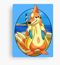 Pokemon Floatzel Canvas Print