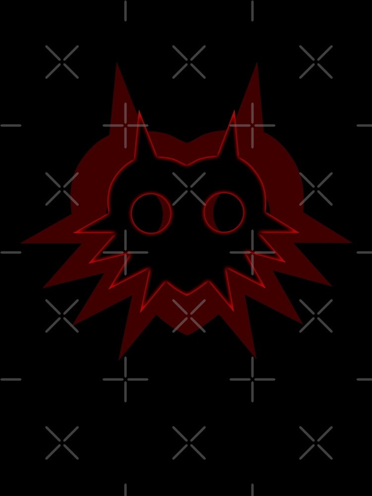 Majora's Shadow in Red on Black by Sarinilli