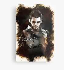 Adam Jensen - DEUS EX Metal Print