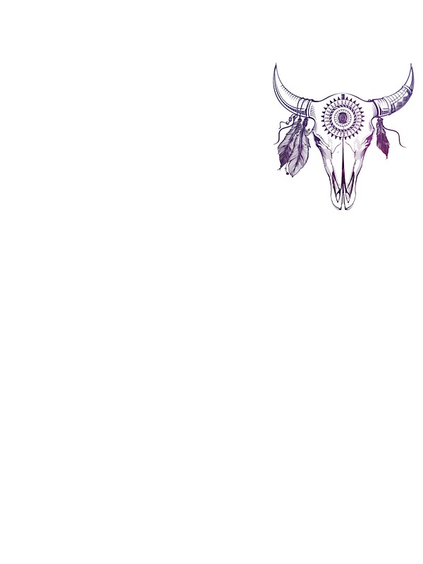 “Pink Rose Bull Skull” Stickers by ohdeer | Redbubble