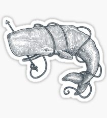 Harpoon Whale Sticker