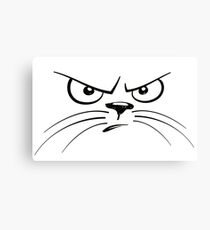 Unhappy Cat Canvas Print