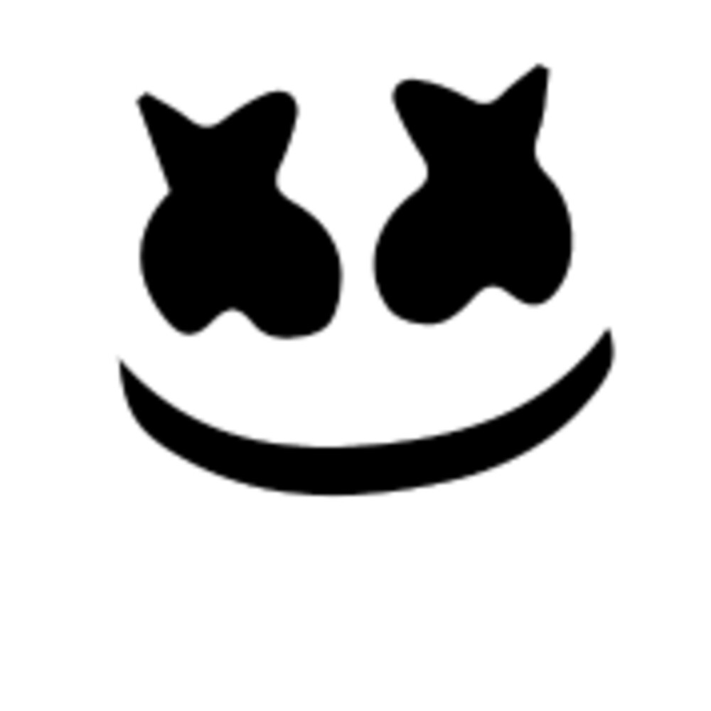 marshmello roblox face smile outfit awesome flat hairstyle robux