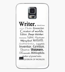Beschreibung des Writers Hülle & Klebefolie für Samsung Galaxy