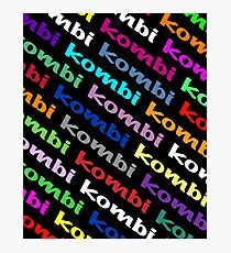Kombi Kombi Kombi - on Black Photographic Print