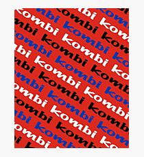 Kombi Kombi Kombi - RED Photographic Print