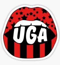 UGA Lips Sticker