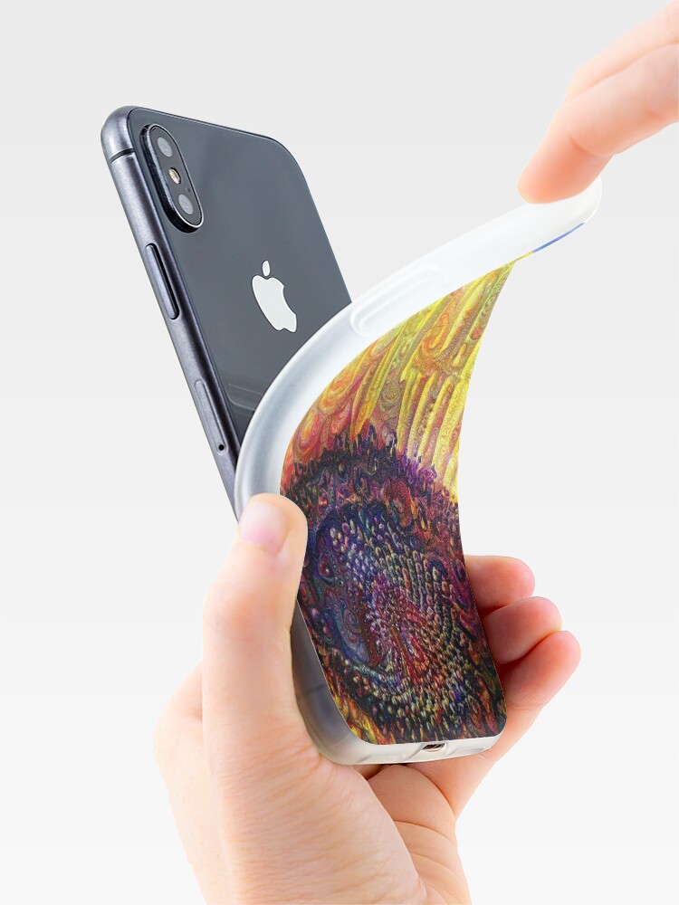 Alternate view of Solar eyelashes iPhone Case & Cover