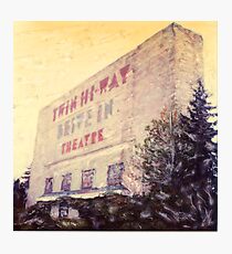 Twin Hi-Way Drive In #1 Photographic Print