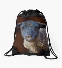 'lil button Drawstring Bag