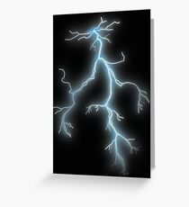 Lightning Greeting Card