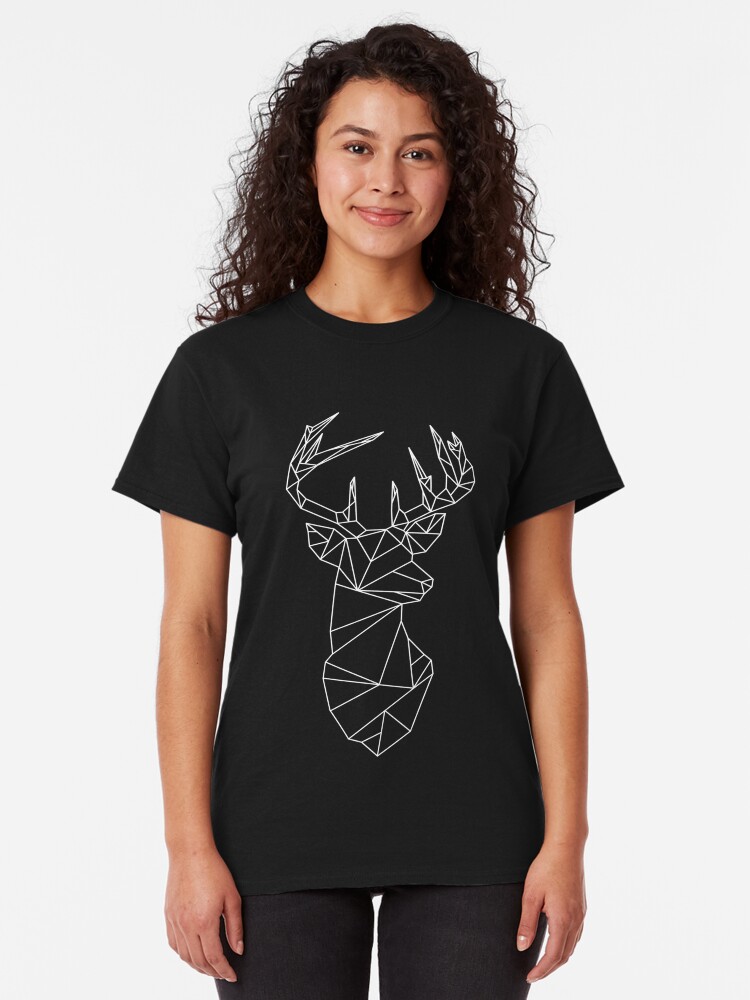 Alternate view of Geometric Stag Classic T-Shirt